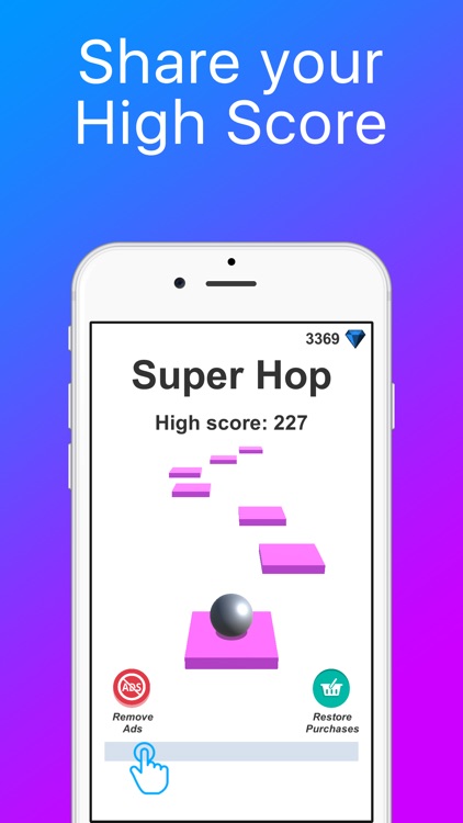 Super Hop – Jumping bounce ball hop game!