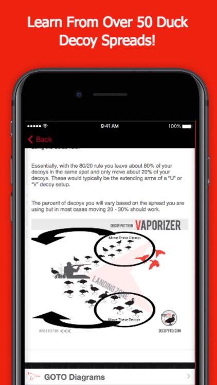 Duck Hunting Spreads & Diagrams - Duck Hunting App