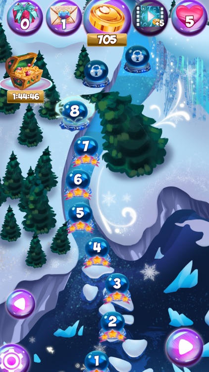 Bunny Frozen Jewels Match 3 screenshot-3