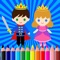 Princess ColoringBook Pages For kids