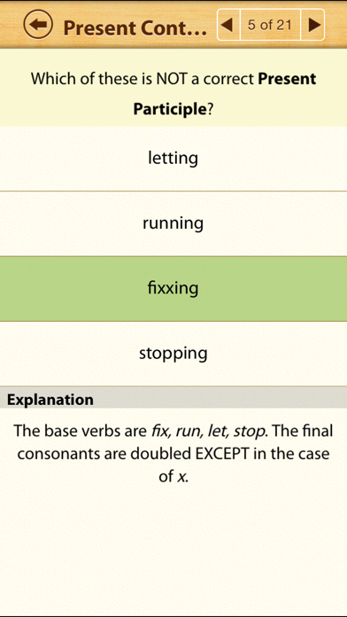 How to cancel & delete Grammar Express: Tenses from iphone & ipad 4