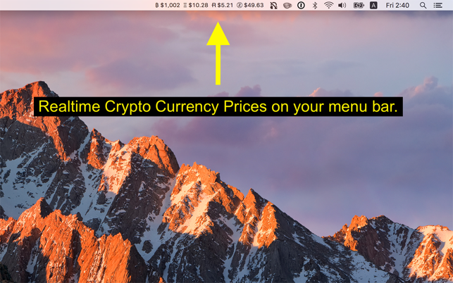 Coin Tick - Menu Bar Crypto