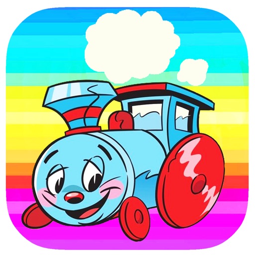 Coloring To Play Game Monster Trains Version Kids iOS App