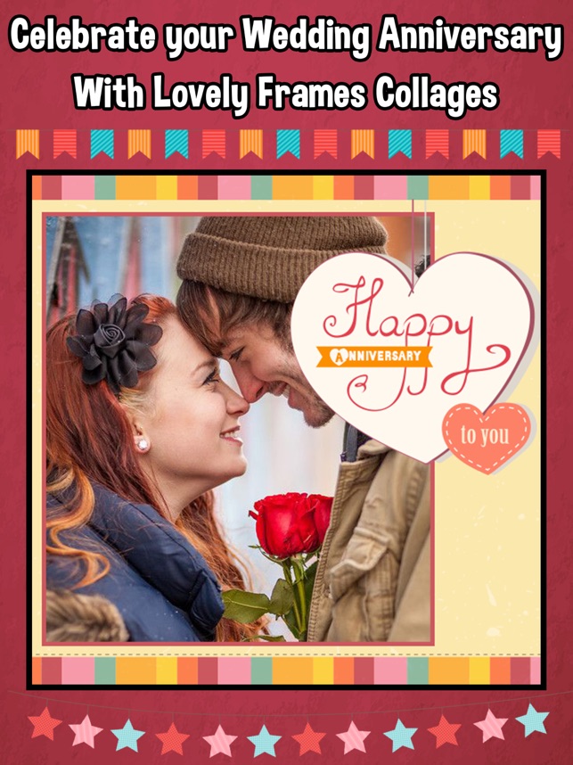 wedding anniversary photo frames collage maker on the app store