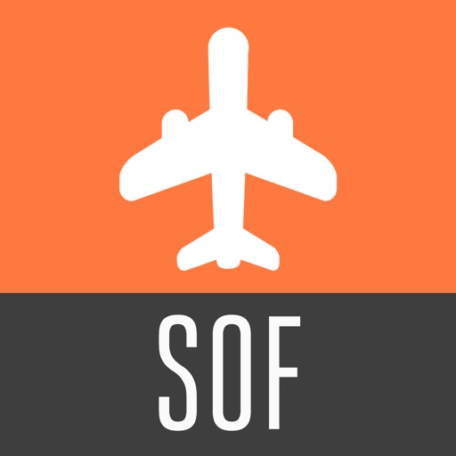 Sofia Travel Guide with Offline City Street Map Icon