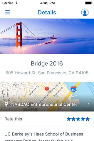 Haas Business School Events screenshot 3