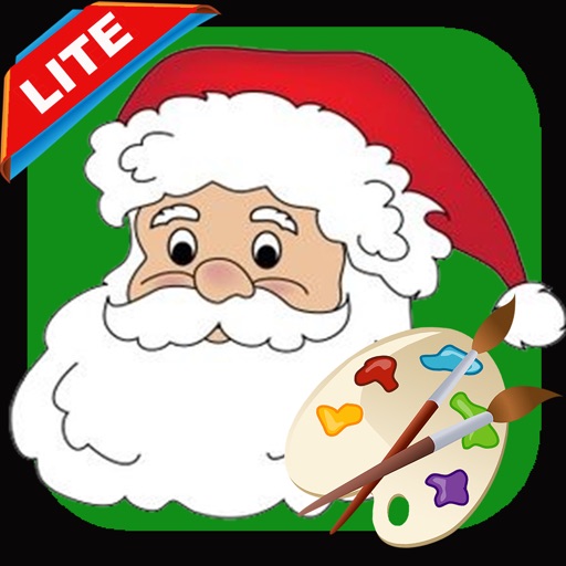 Color Santa:Christmas Coloring Book Pages Fun Kids