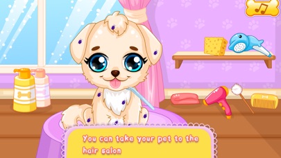 Girl Games:Puppy Makeover Hair Salon screenshot 2