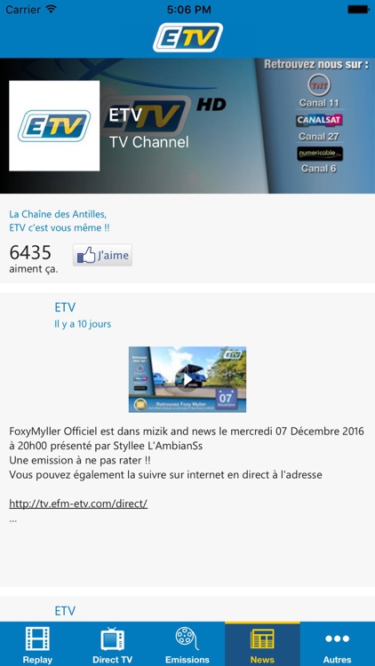 ETV EFM : télé et radio, info et direct Live screenshot-4