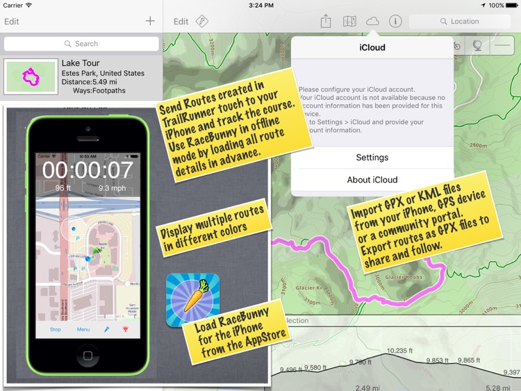 TrailRunner touch — GPS trails