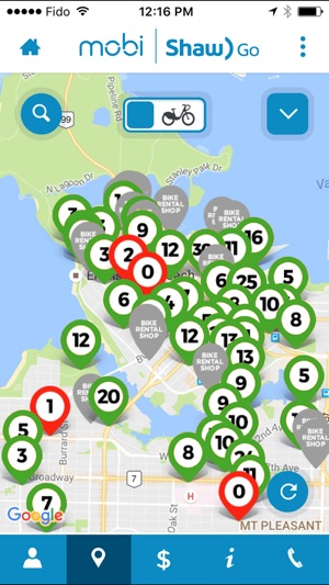 Mobi by Shaw Go - bike share(圖3)-速報App