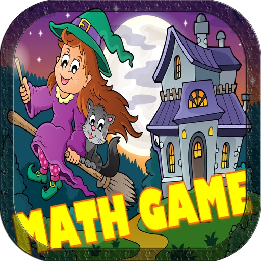 Witch math games for kids easy math solving iOS App