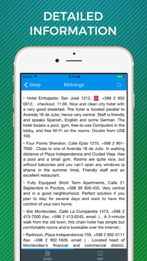 Montevideo Travel Guide with Offline Street Map(圖4)-速報App