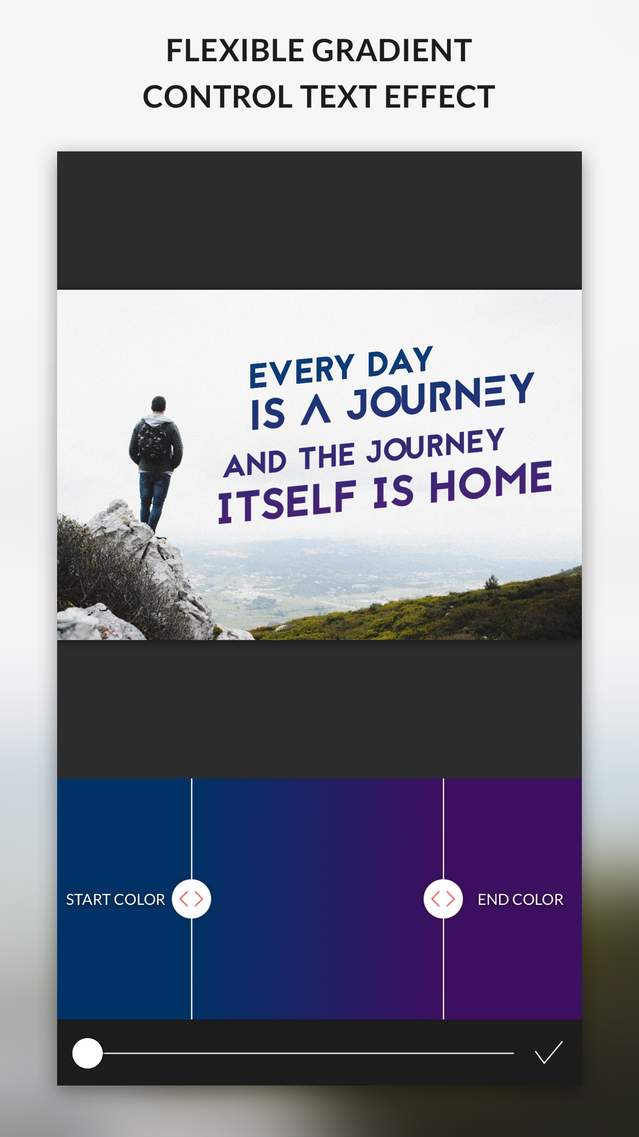 Screenshot do app TypiMage - Typography Editor