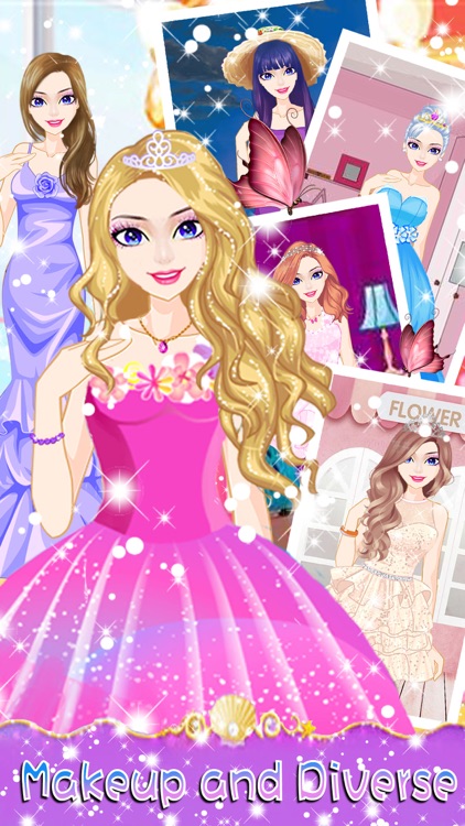 Princess dress design - Makeup game for kids