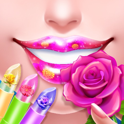 Makeup Artist Lipstick Maker 2 - Flower Lips Salon icon