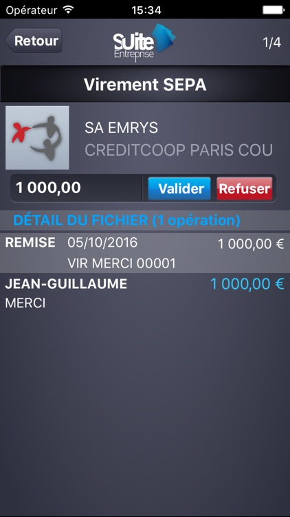 Suite Entreprise Mobile Crédit Coopératif screenshot-3