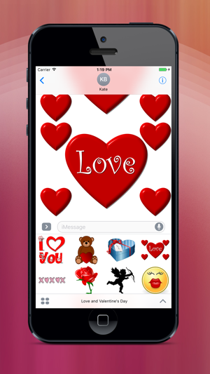 Love, Hearts & Valentine's Day Stickers(圖1)-速報App