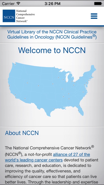 NCCN Guidelines® for Smartphone
