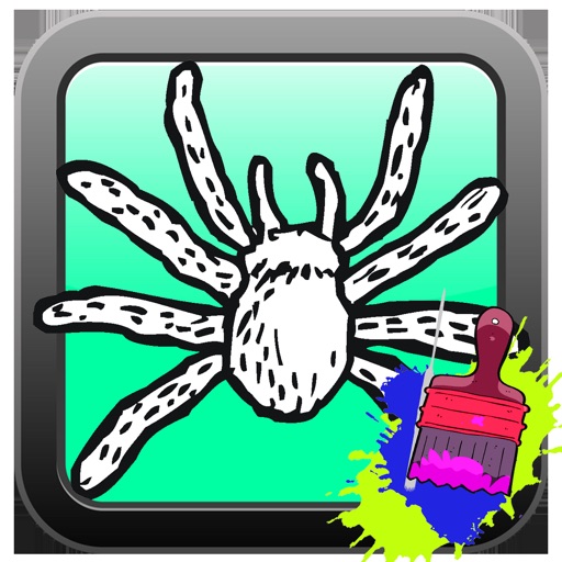 Spiders Coloring Game For Toddle iOS App