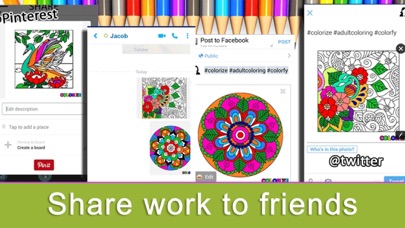 COLORING BOOK FOR ADULTS FREE: COLOR DOODLE 1.0 IOS