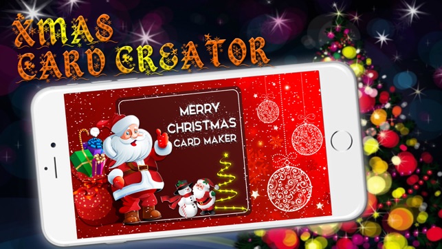 Merry Christmas Card Maker: Make Santa Claus Cards(圖2)-速報App