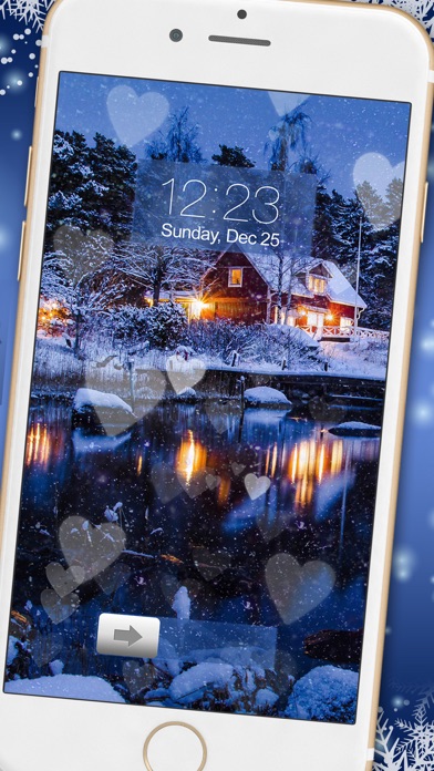 降雪 壁紙 ロマンチック 冬 背景 Iphoneアプリ Applion