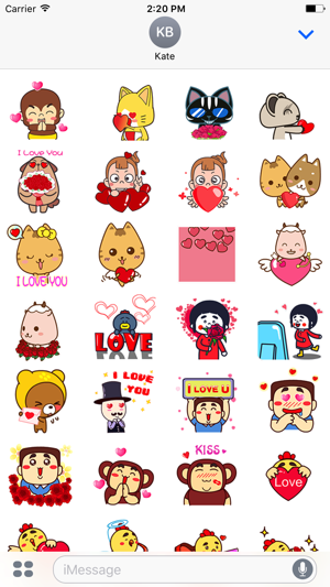 Valentine - Animated Stickers And Emoticons(圖2)-速報App