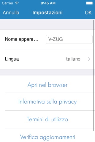 V-ZUG screenshot 4