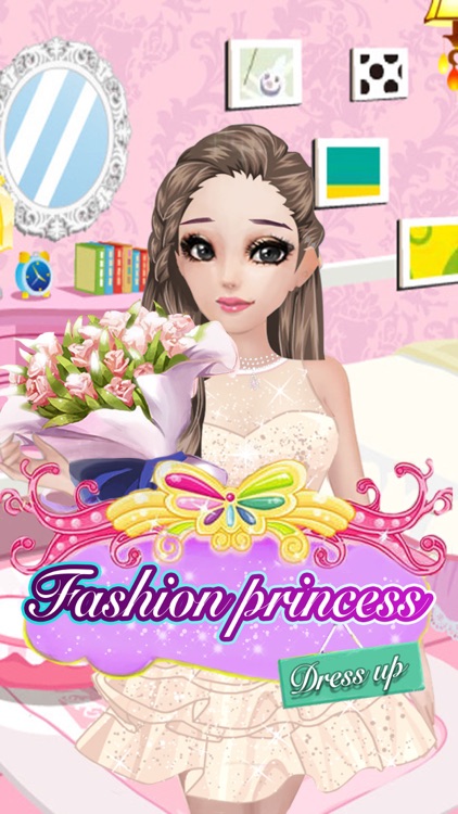 Princess shining dress - Make up game for girls