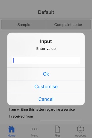 Complaint Letter screenshot 4
