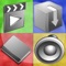 With Flux Player you can use your iPhone, iPad or iPod touch for download, transfer and access of content such as DVDs, videos, audio books, music, ebooks and packaged content