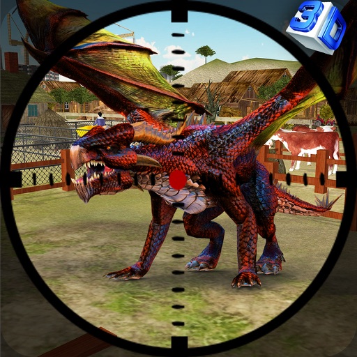 Dragon Hunter & Deadly Sniper Shooter Game Icon