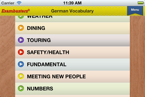 CLEP German Prep Flashcards Exambusters screenshot 3