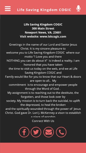 Life Saving Kingdom COGIC(圖3)-速報App