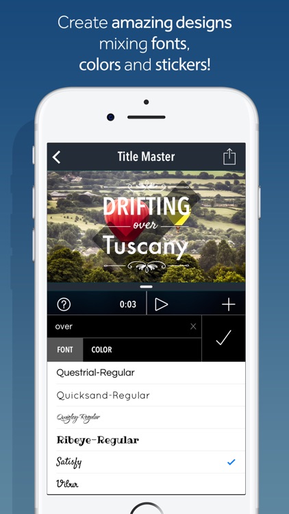 Title Master - Animated text and graphics on video