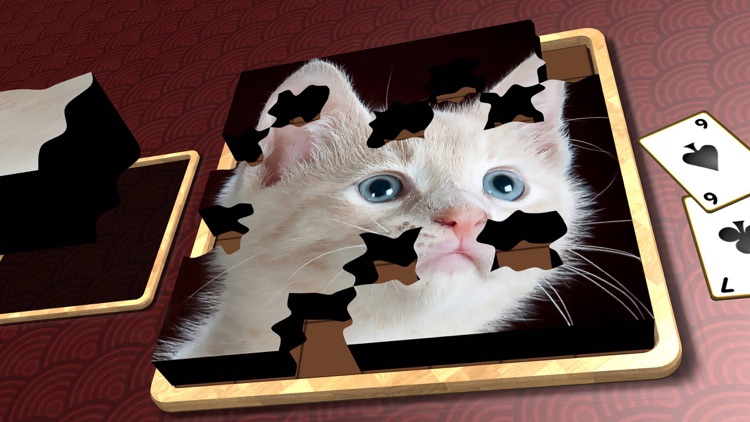 Jigsaw Solitaire Kitties screenshot-4