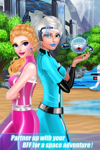 BFF Space Adventure - Dream Job Makeup Girl Salon screenshot 2