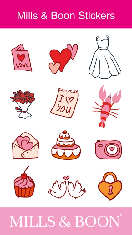 Mills & Boon Happy Ever After iMessage Stickers