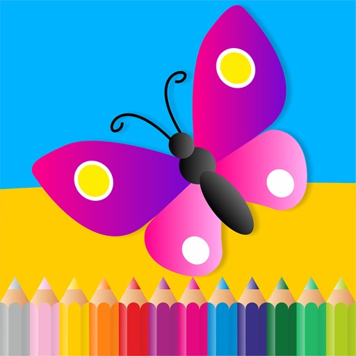 coloring book for kids: game for boys & girls icon