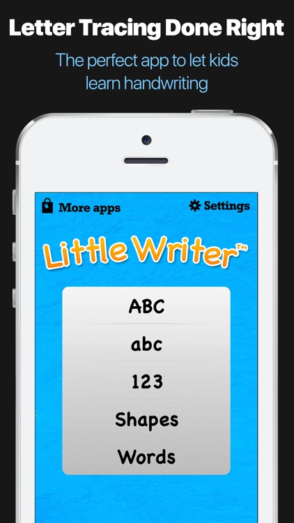Little Writer - The Tracing App for Kids screenshot-0