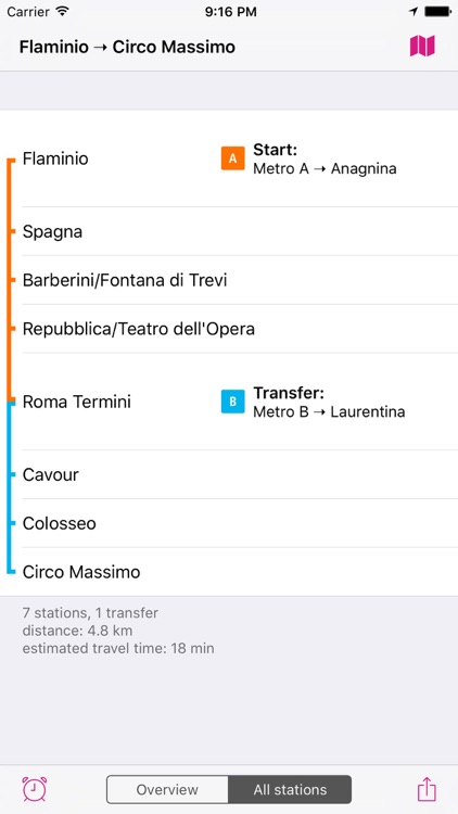 Rome Rail Map screenshot-3