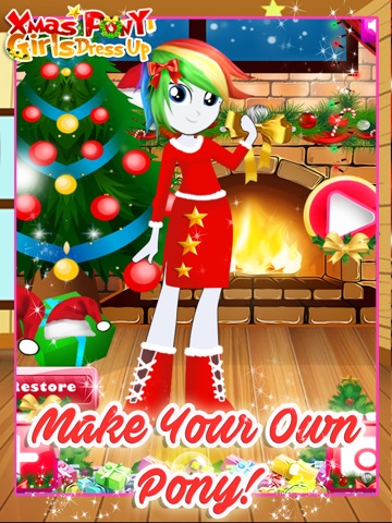 Xmas Pony - My Love Dress Up screenshot 2