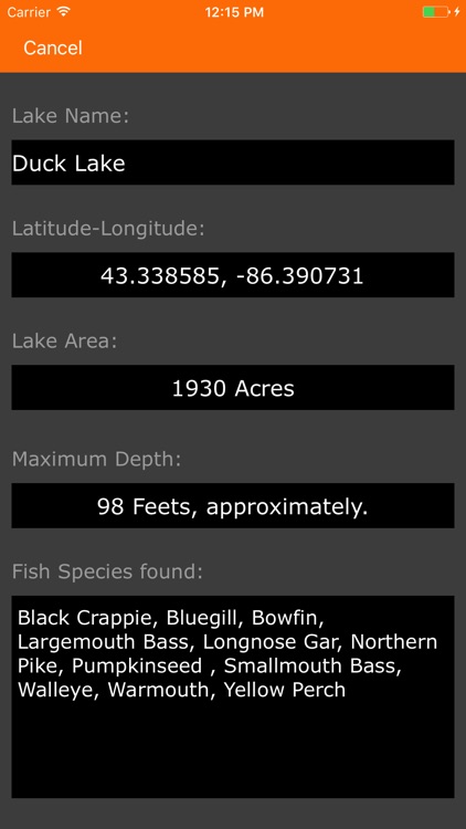 Michigan – Fishing Lakes