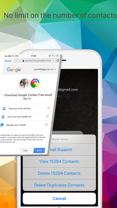 Download Contacts For Google review screenshots