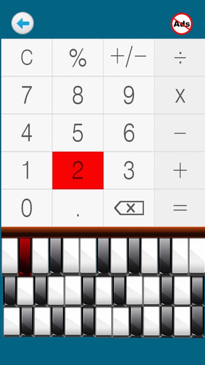 Piano calculator - piano sound