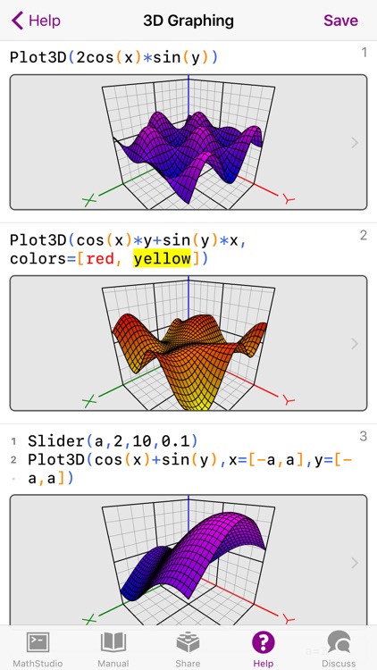 MathStudio - Symbolic graphing calculator screenshot-3