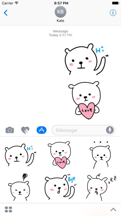 BearMoji. Stickers by Design111