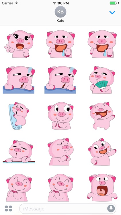 Cutest Funny Pig Sticker