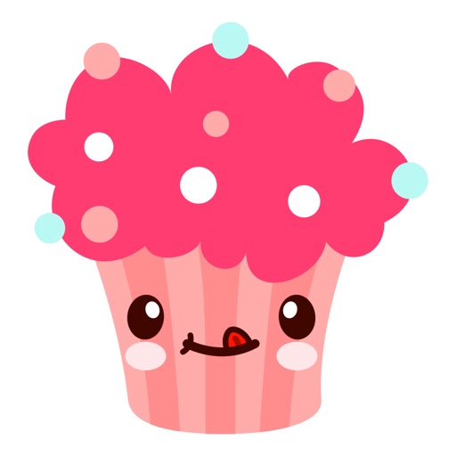 Cute CupcakeMoji icon